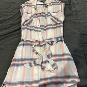 GAP Striped Pink and Blue Women's Dress